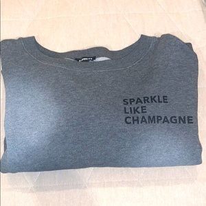 Express Gray Crewneck T-Shirt